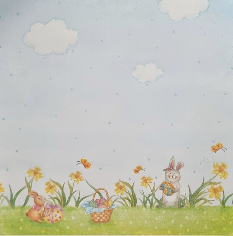 Scrapbook Papier fröhliche Ostern Scrapbook Papier fröhliche Ostern