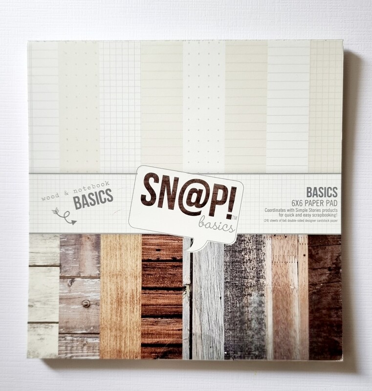 Paper Pad Holzoptik 6 x 6 inch