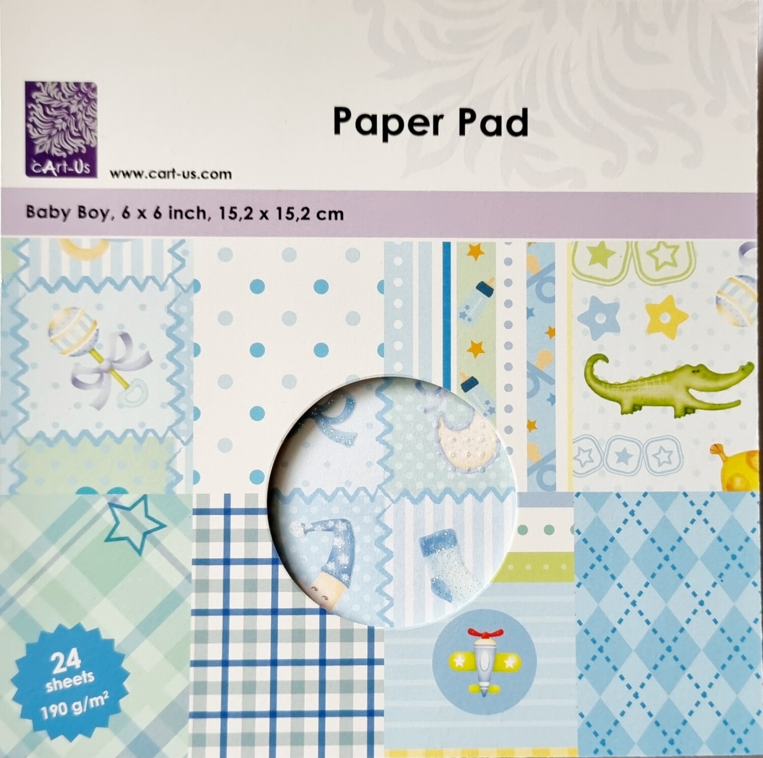 Paper Pad Baby Boy 6 x 6 inch