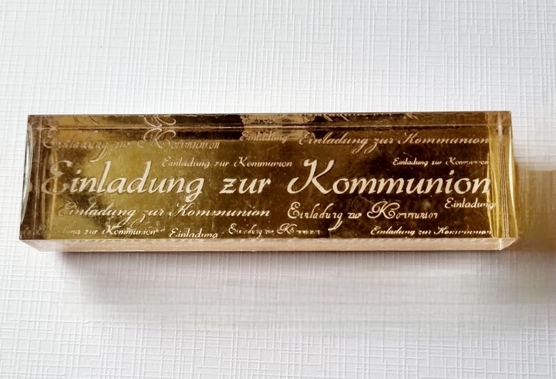 Stempel *Einladung zur Kommunion *​