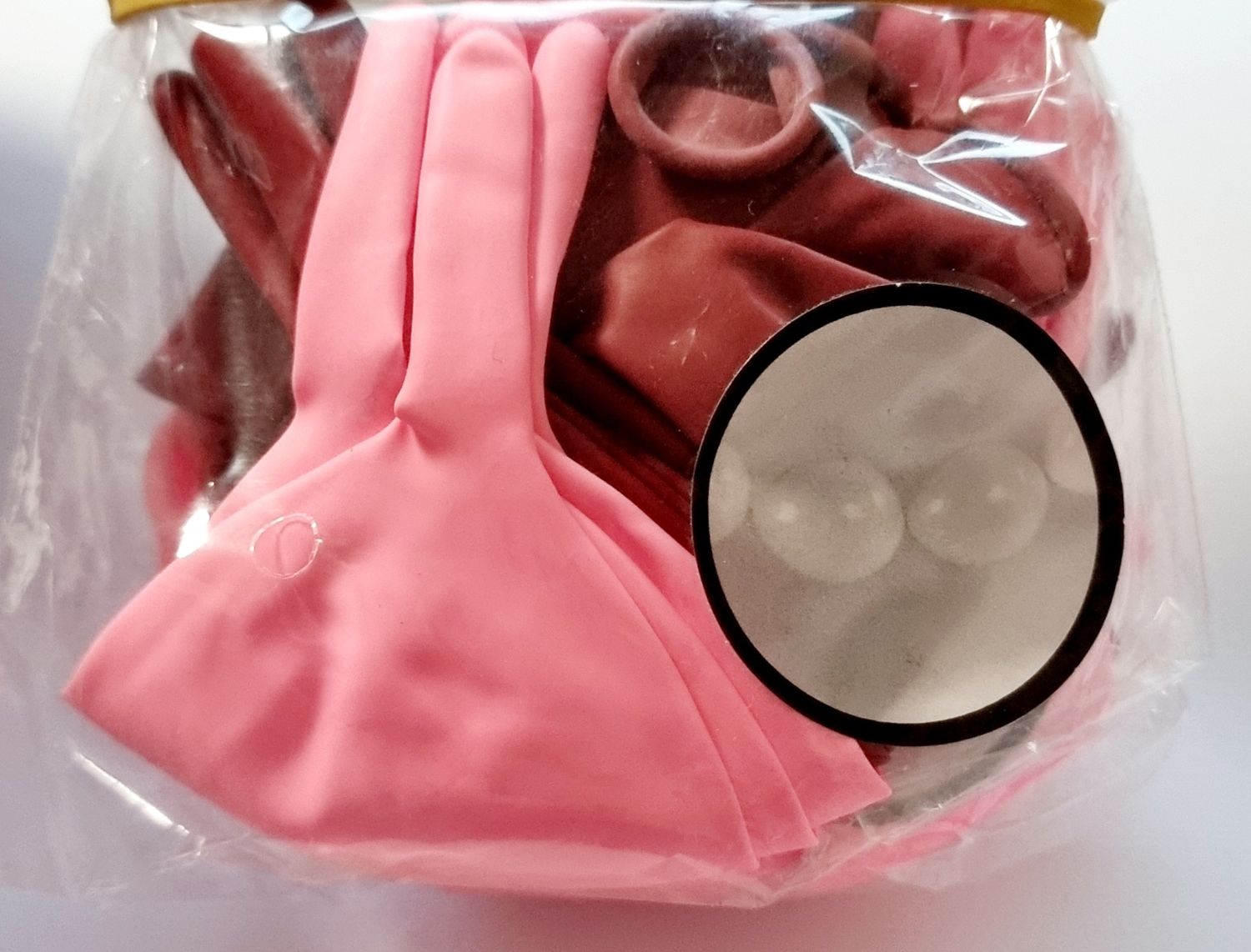 Ballons für eine Luftballonkette Rot/Rosa
