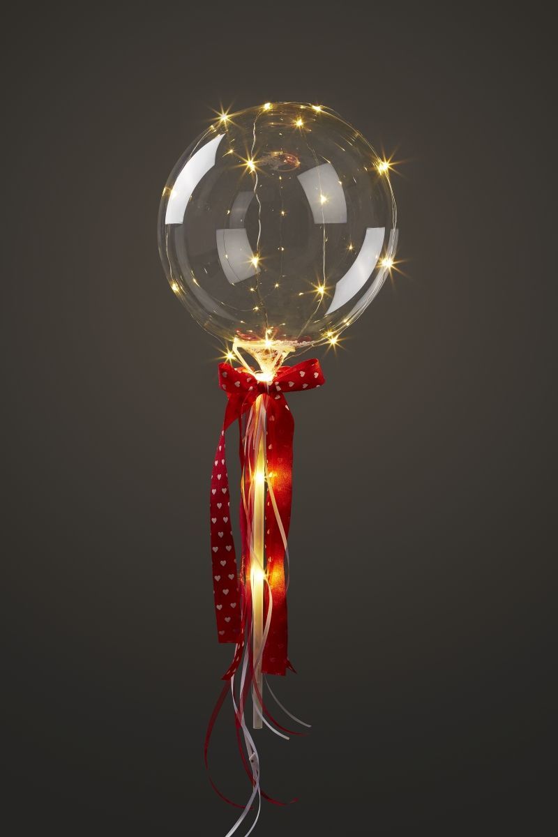 Transparenter Ballon 25 cm