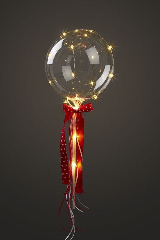 Transparenter Ballon 25 cm