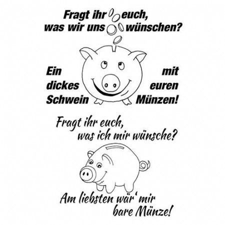 Fragt Ihr euch, was wir uns wünschen? - 2 tlg. Stempelset