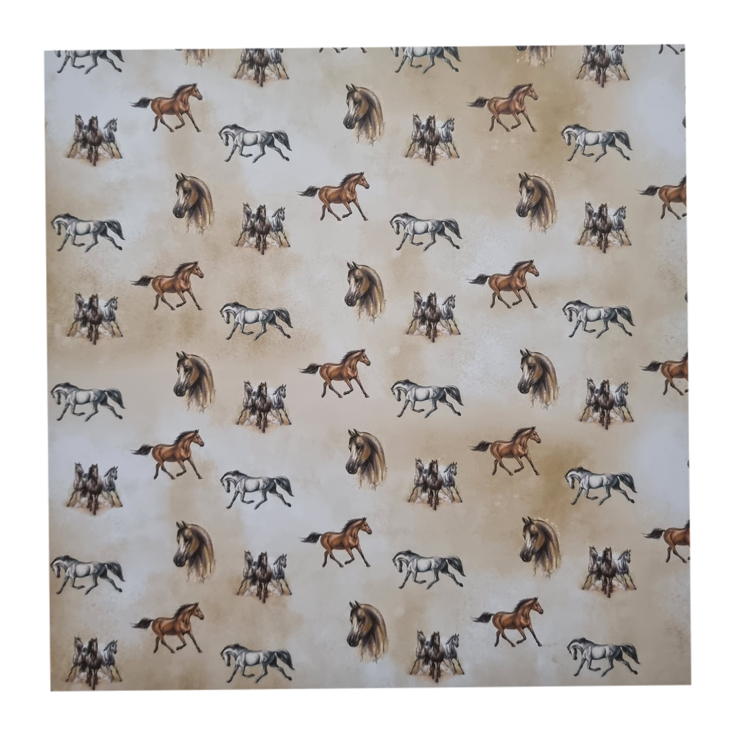 Scrapbook Papier Pferde
