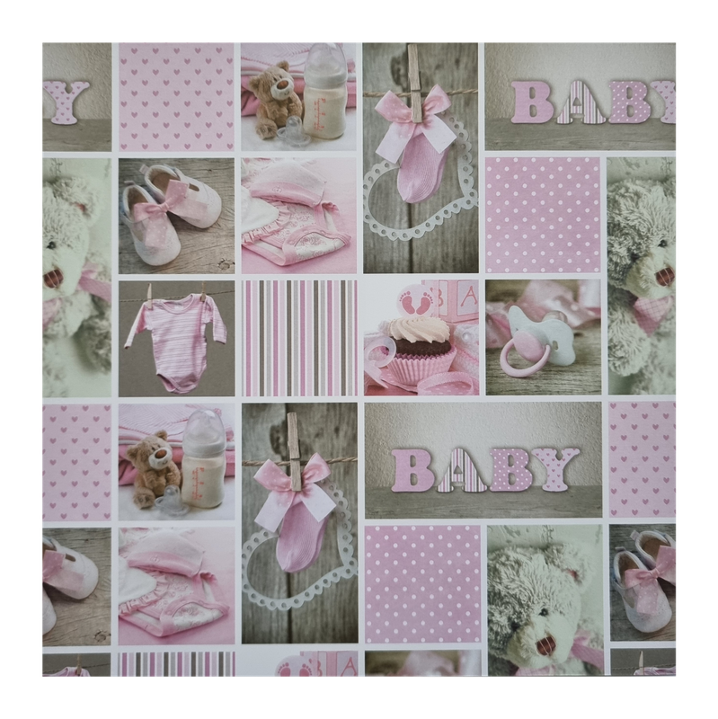 Scrapbook Papier Baby Girl
