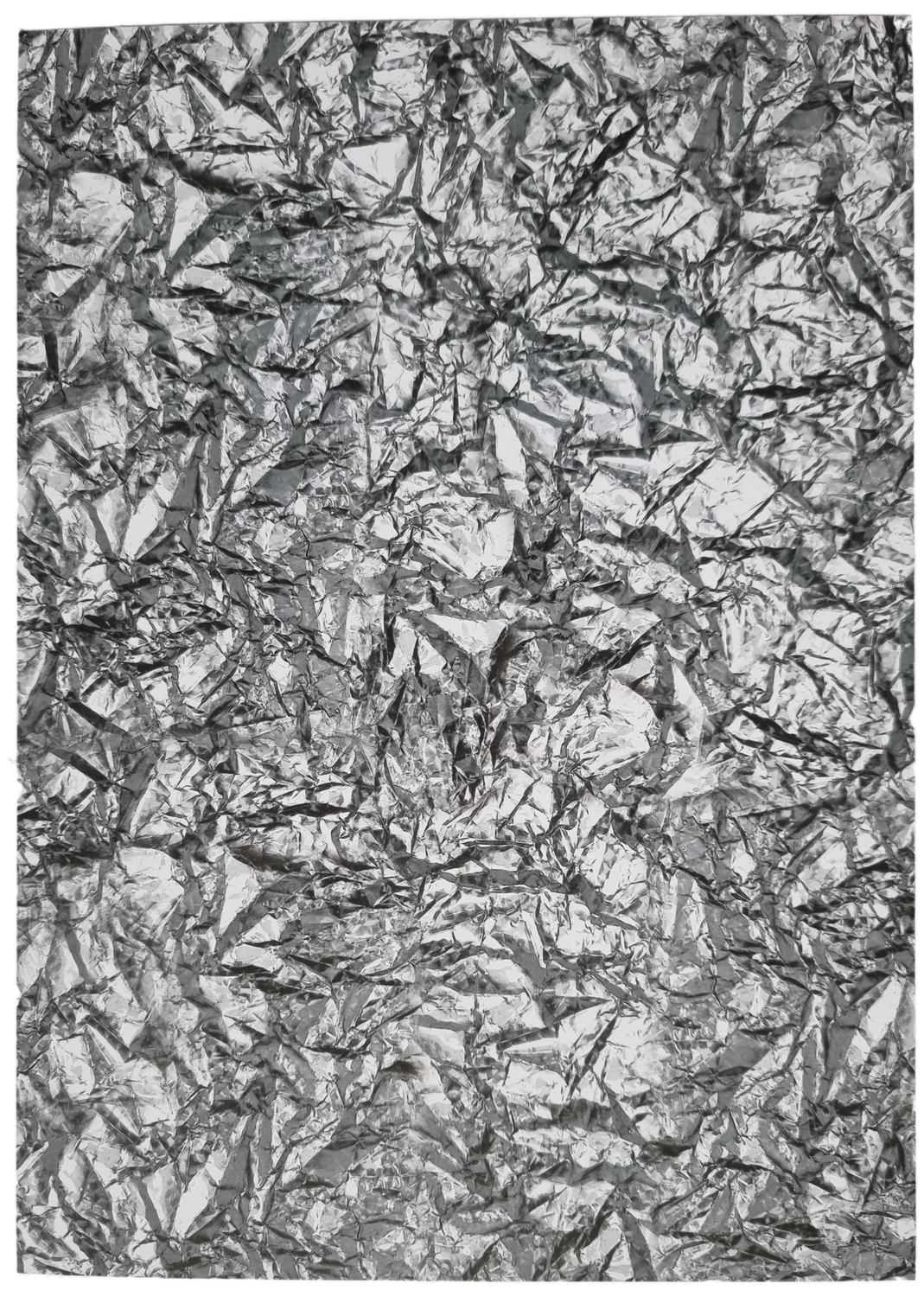 Alufolie zerknüllt Designpapier DinA4