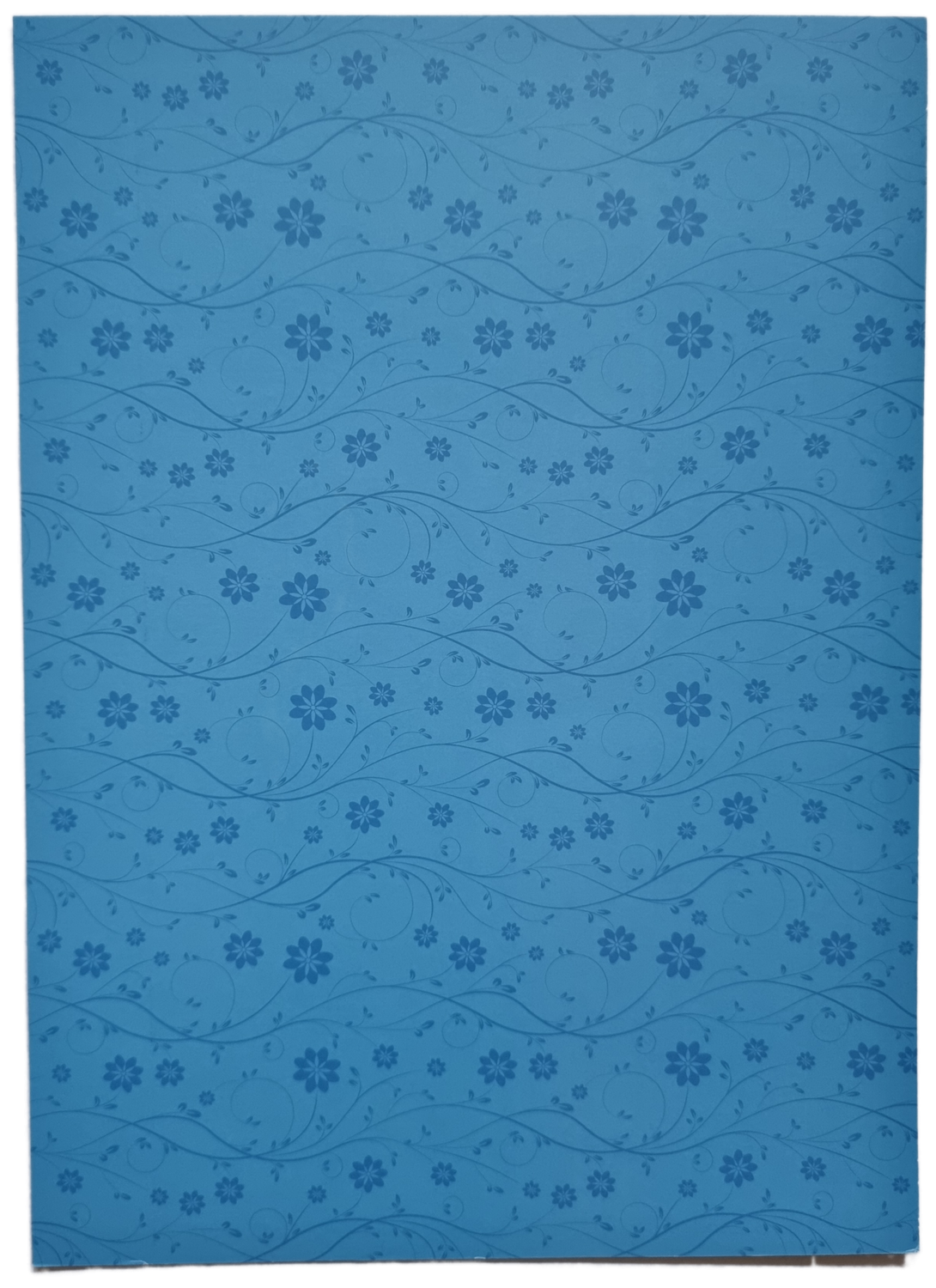 Designpapier Frühling blau DinA4
