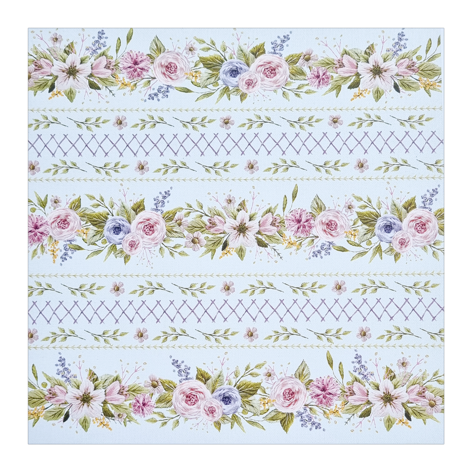 mit Liebe gestickt 1 Scrapbook Papier