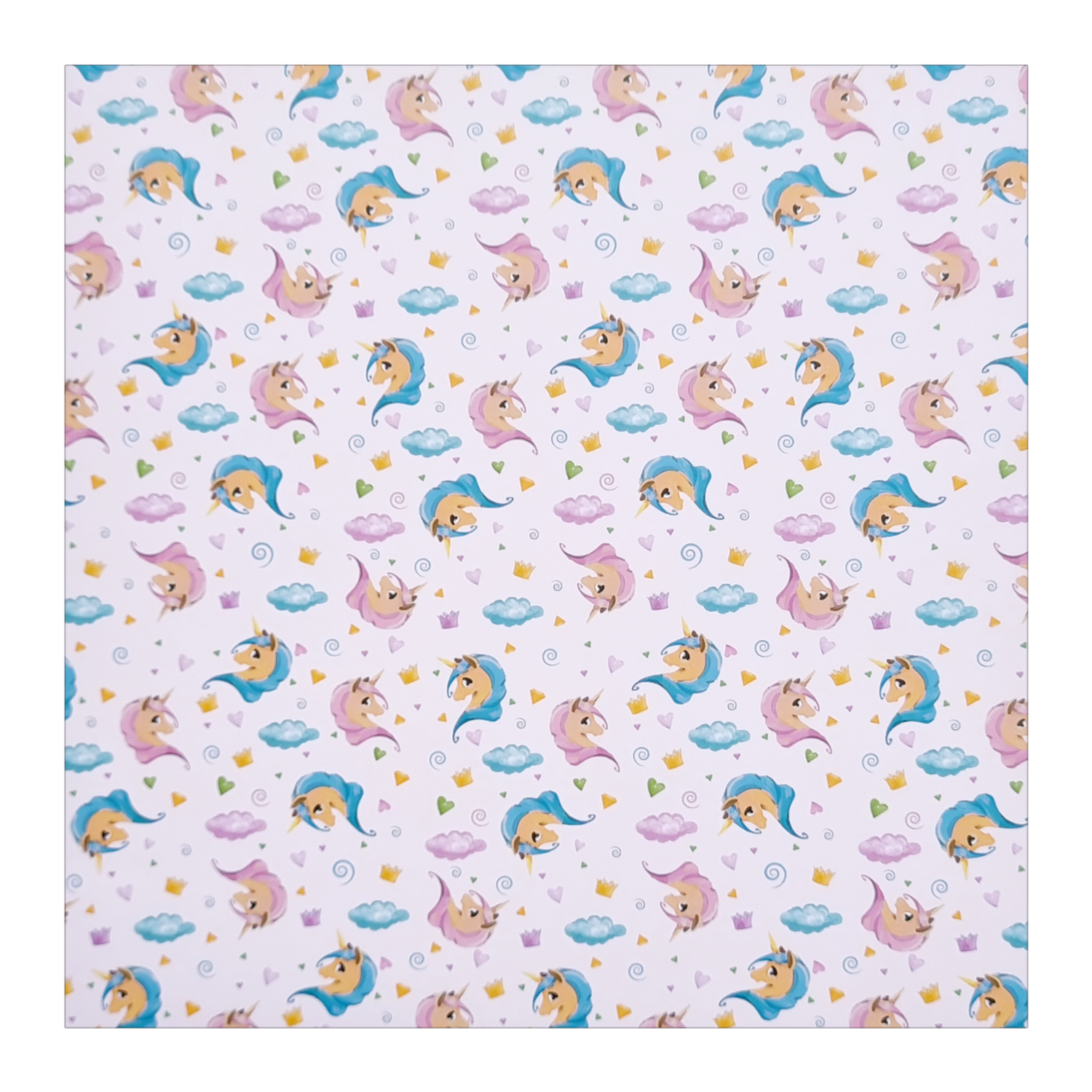 Einhörner Scrapbook Papier