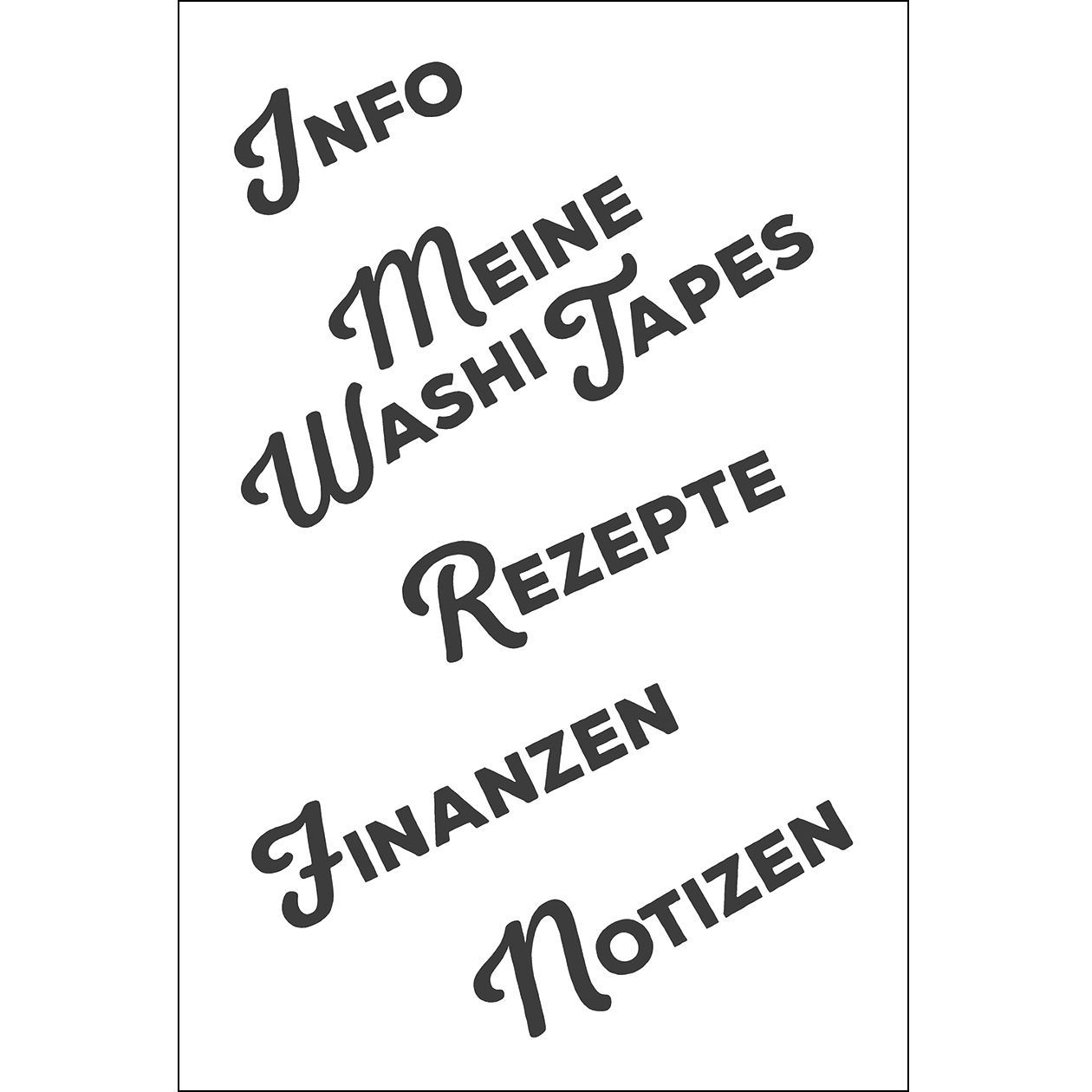 Stempelset Info