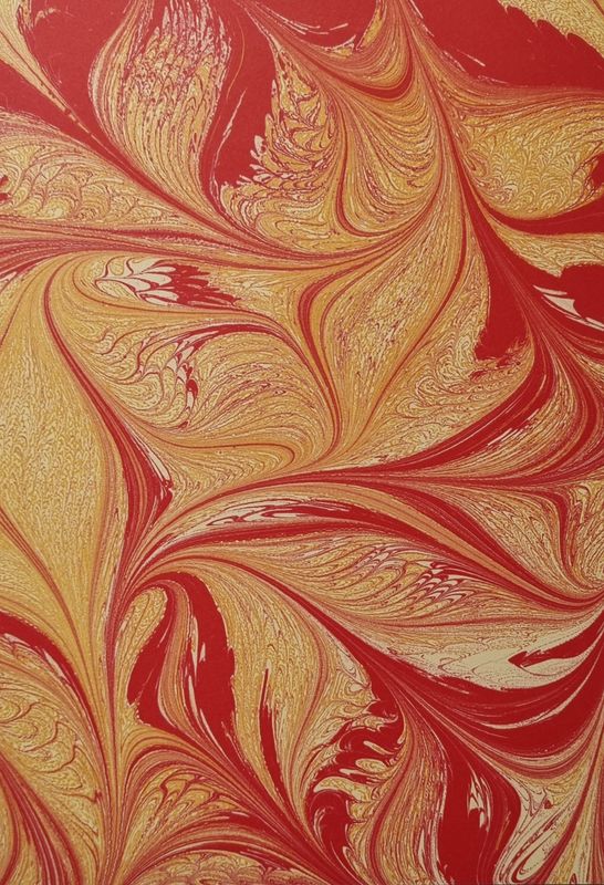 Rot marmoriertes Designpapier DinA4 Rot marmoriertes Designpapier DinA4