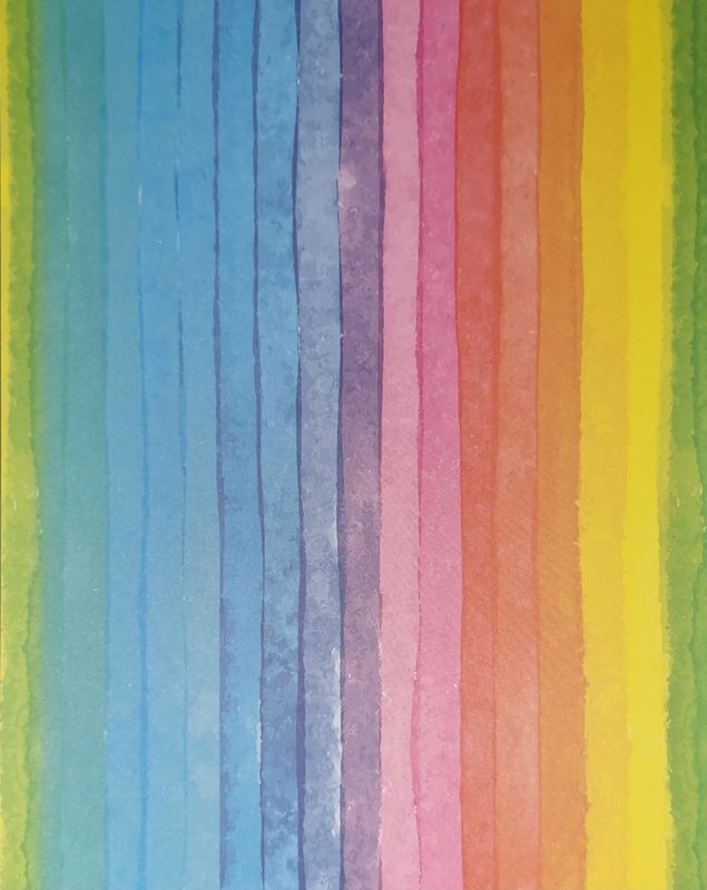 Regenbogen Designpapier DinA4 Regenbogen Designpapier DinA4