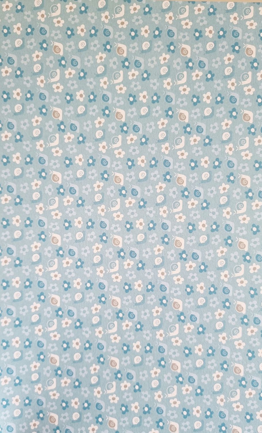 Schnecken in blau Designpapier DinA 4
