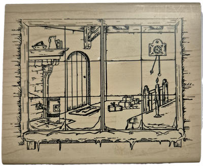 Winterfenster - Stempel
