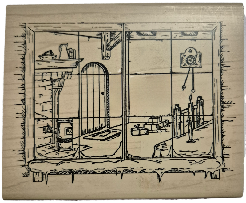 Winterfenster - Stempel