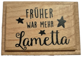 Früher war mehr Lametta - Stempel