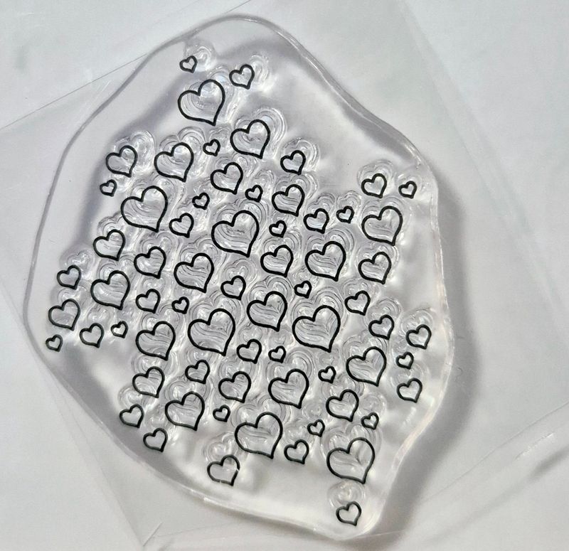 Hintergrund Stempel Herzen