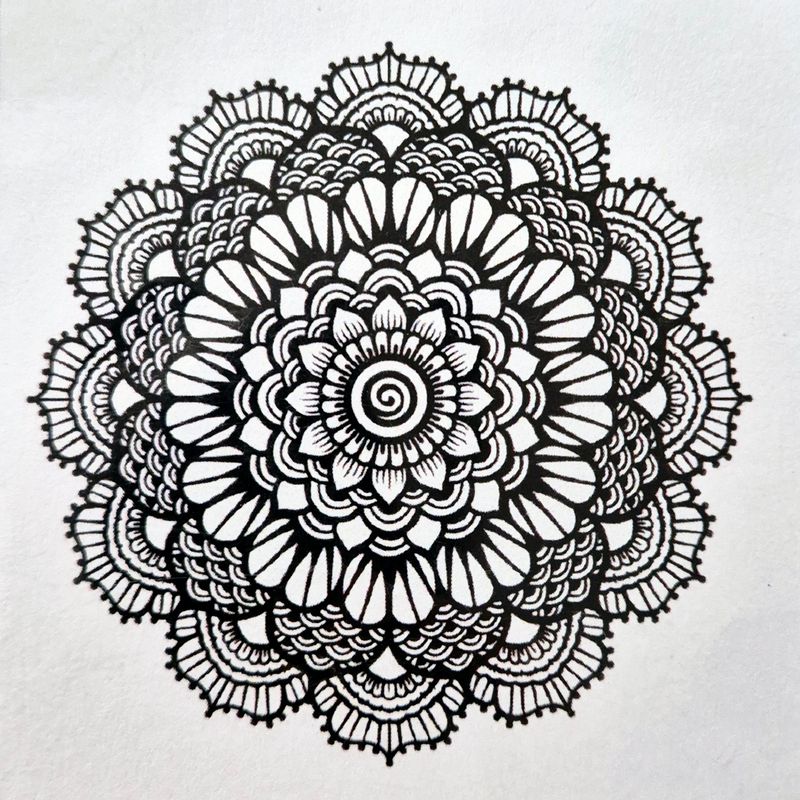 Mandala Stempel