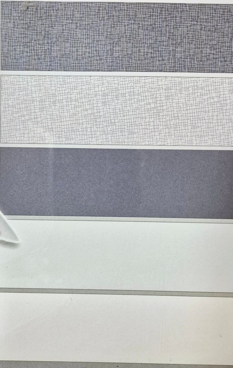 Papierstreifen Lamea weiß/grau3 cm breit