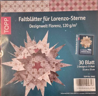 Faltblätter für Lorenzo Sterne