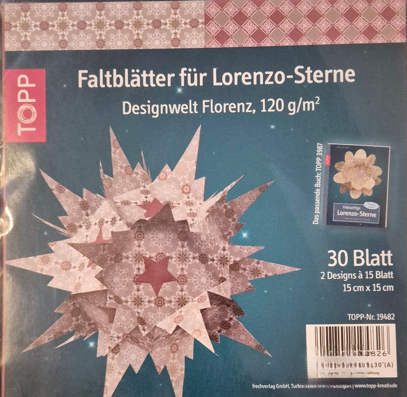 Faltblätter für Lorenzo Sterne