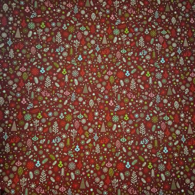 Weihnachtszauber Scrapbook Papier rot Weihnachtszauber Scrapbook Papier rot