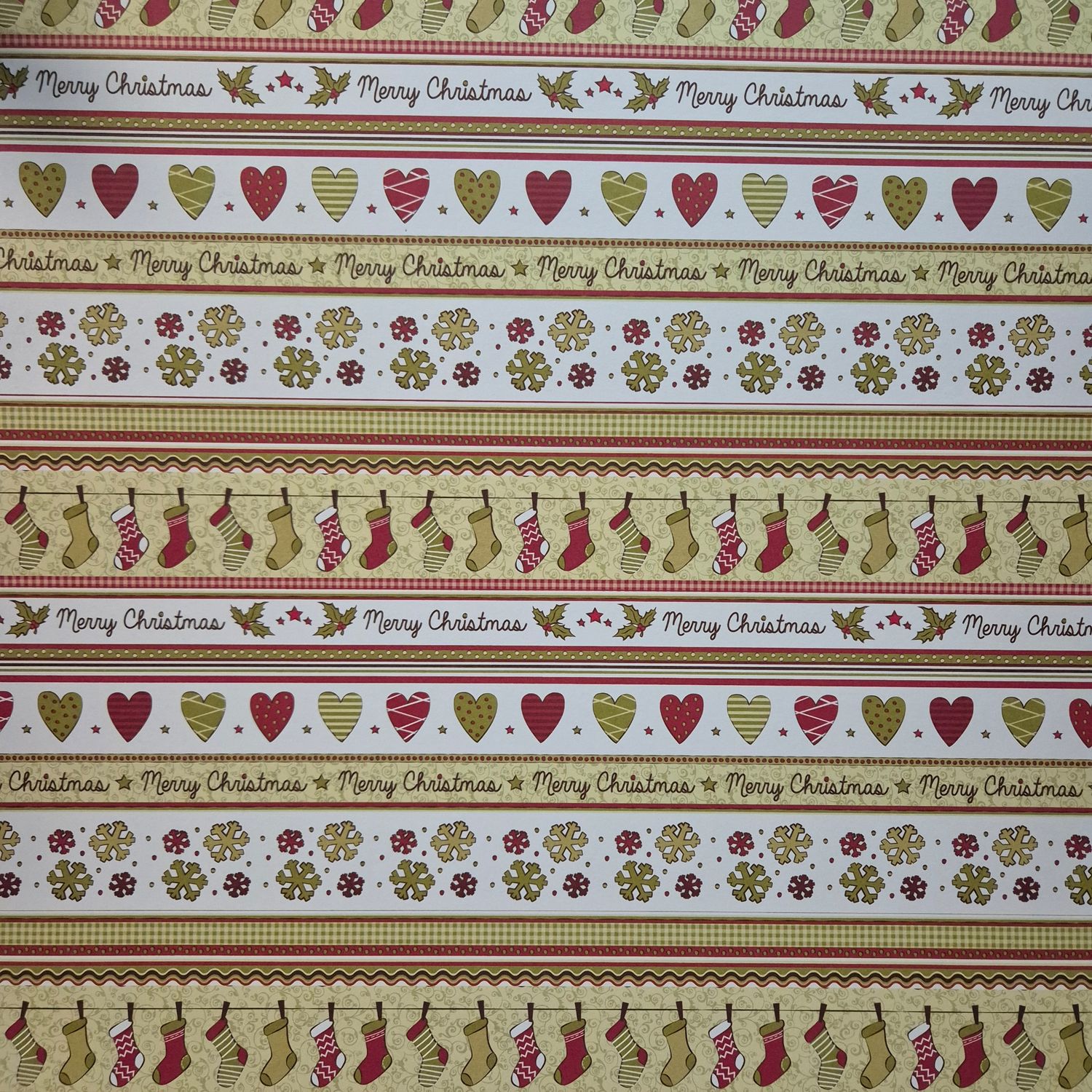 Weihnachtssocken Scrapbook Papier