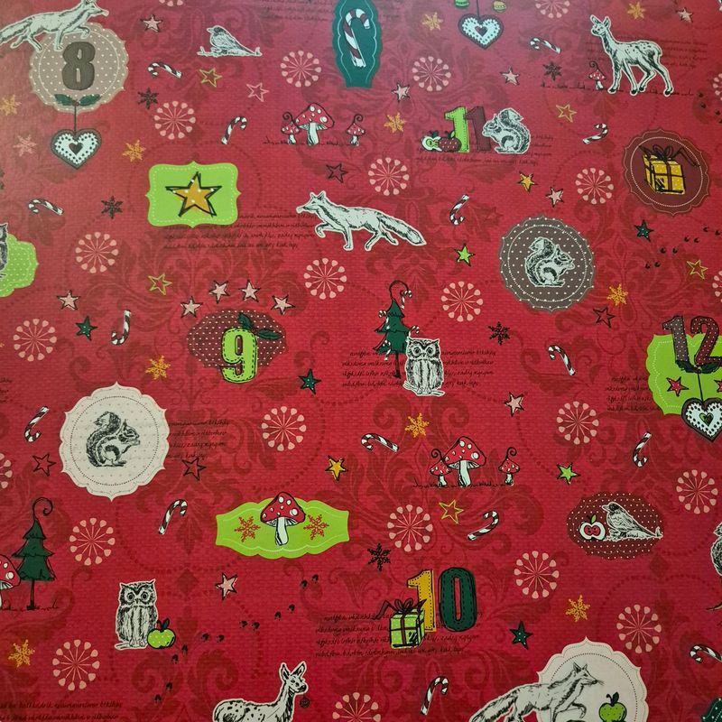 Advent Advent Scrapbook Papier rot Advent Advent Scrapbook Papier rot