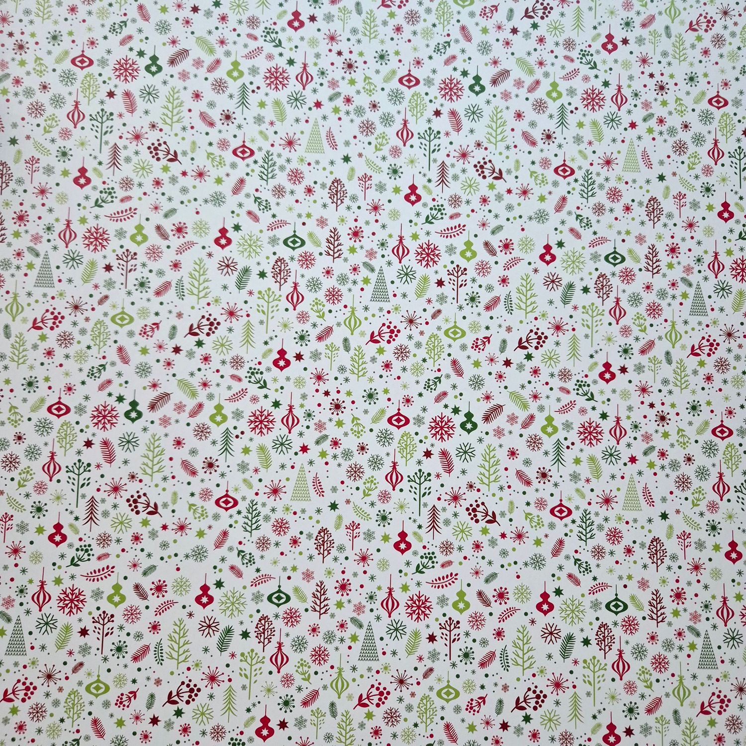 Weihnachtszauber weiß Scrapbook Papier