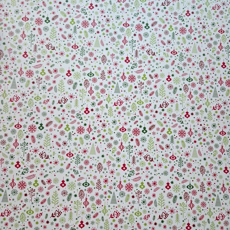 Weihnachtszauber weiß Scrapbook Papier Weihnachtszauber weiß Scrapbook Papier
