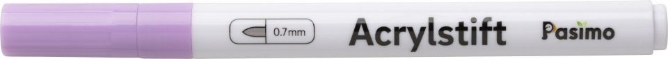 Pasimo  0,7 mm Farbe Hellviolett Einzel Acrylstift
