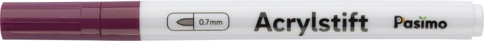 Pasimo  0,7 mm Farbe Amarant Rot Einzel Acrylstift
