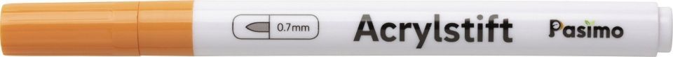 Pasimo  0,7 mm Farbe Orange Einzel Acrylstift
