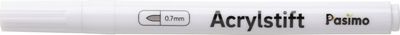 Pasimo 0,7 mm Farbe Weiß Einzel Acrylstift Pasimo 0,7 mm Farbe Weiß Einzel Acrylstift