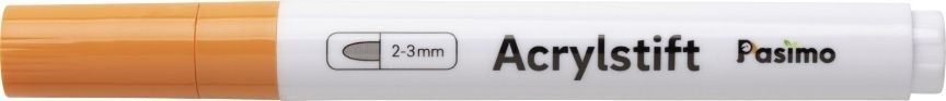 Pasimo 2-3 mm Farbe Orange Einzel Acrylstift