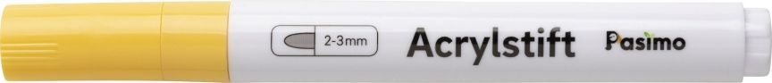 Pasimo 2-3 mm Farbe Marillengelb Einzel Acrylstift
