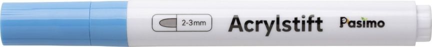 Pasimo 2-3 mm Farbe Hellblau Einzel Acrylstift