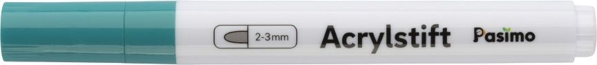 Pasimo 2-3 mm Farbe Cyan Blau Einzel Acrylstift