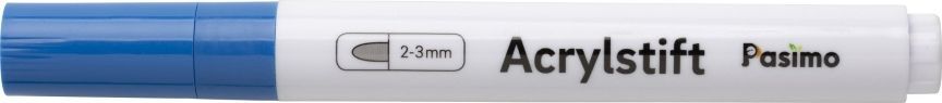 Pasimo 2-3 mm Farbe Blau Einzel Acrylstift
