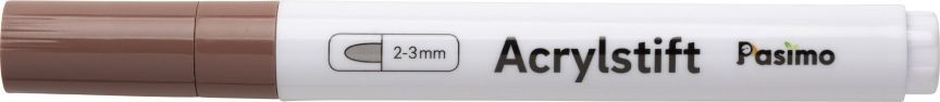 Pasimo 2-3 mm Farbe Braun Einzel Acrylstift