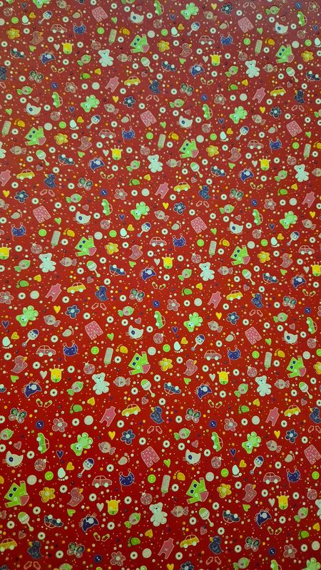 Hallo Baby Motivpapier DinA4 in Rot Hallo Baby Motivpapier DinA4 in Rot
