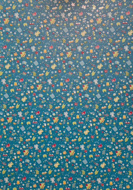 Hallo Baby Motivpapier Türkis Hallo Baby Motivpapier Türkis
