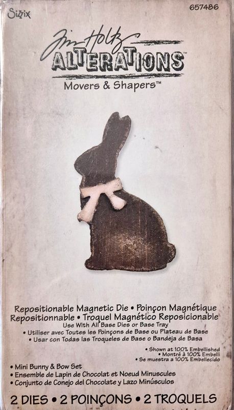 Hase mit Schleife kleine Bigz Stanze