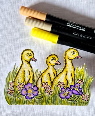Stempel Enten Trio