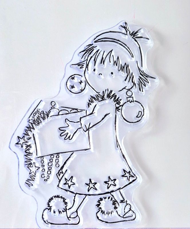 Zeit für Weihnachtsdeko Stempel