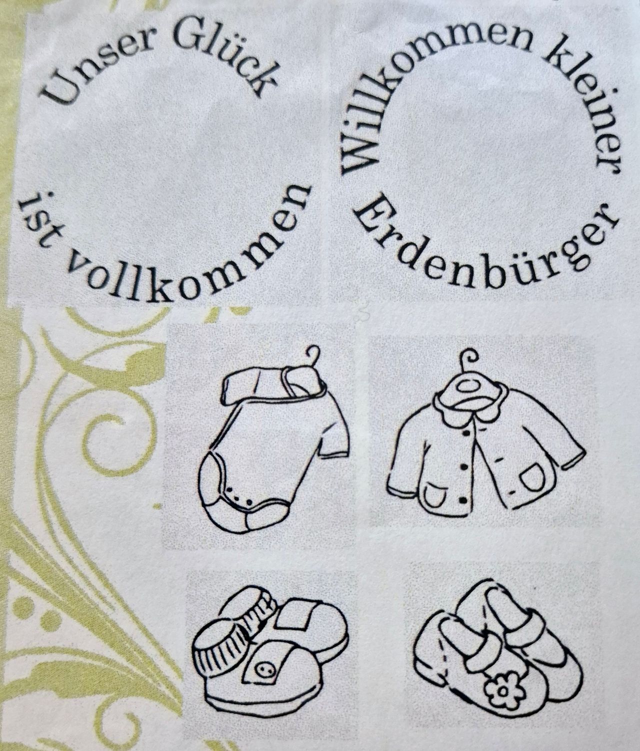 Willkommen kleiner Erdenbürger