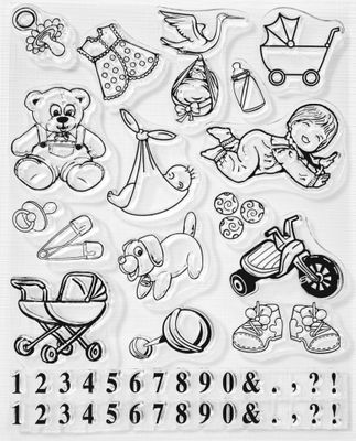 50 teiliges Stempelset