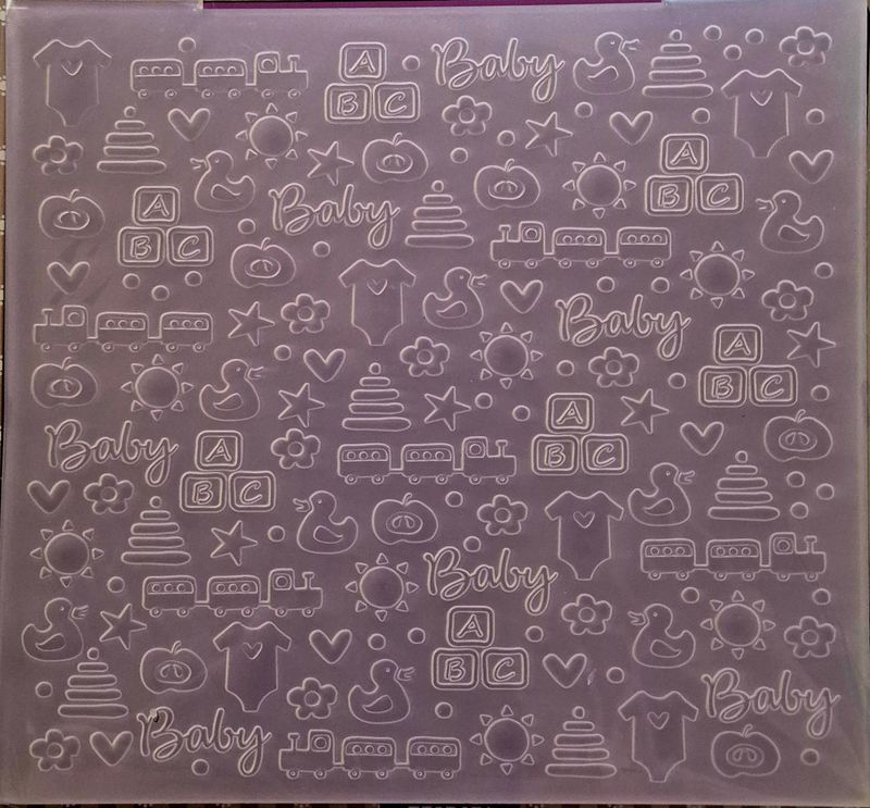 Baby 3D Embossing Folder