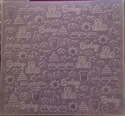 Baby 3D Embossing Folder